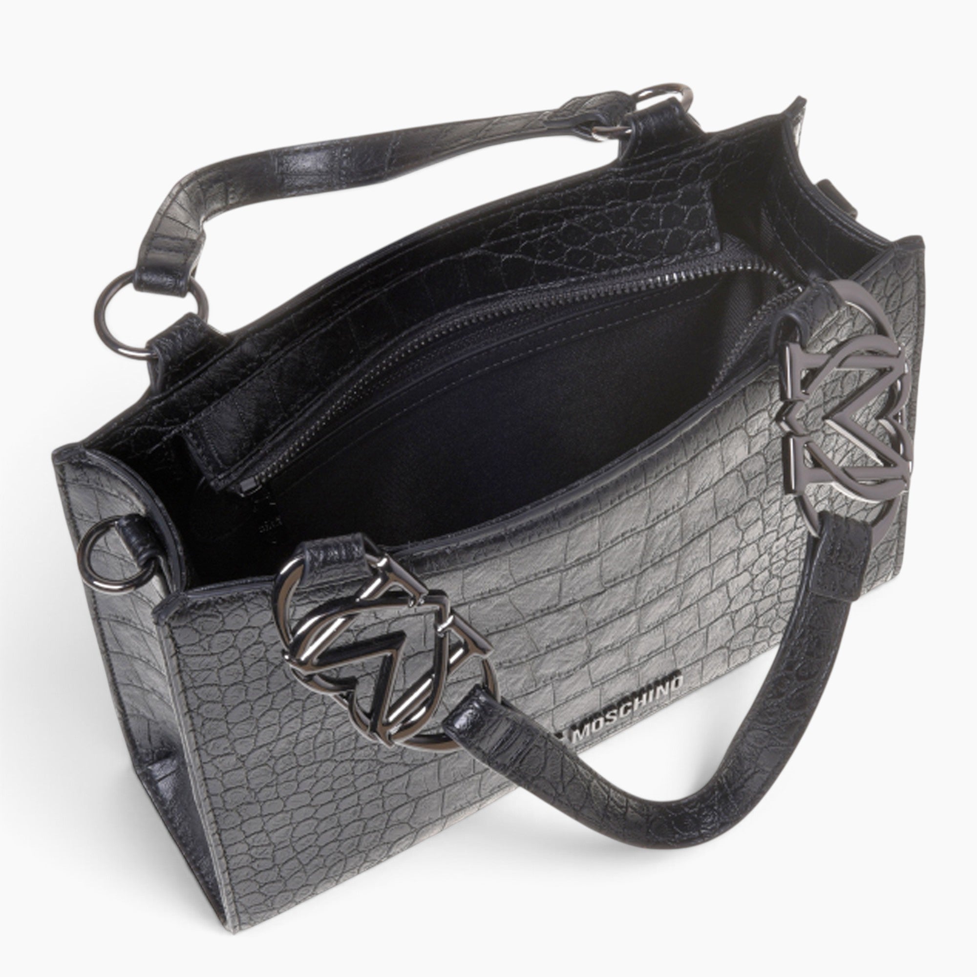Borsa A Mano Croco