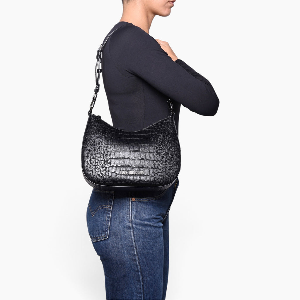 Borsa A Spalla Croco