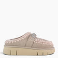 Bounce Clog Suede Letter Logo