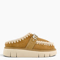 Bounce Clog Suede Letter Logo