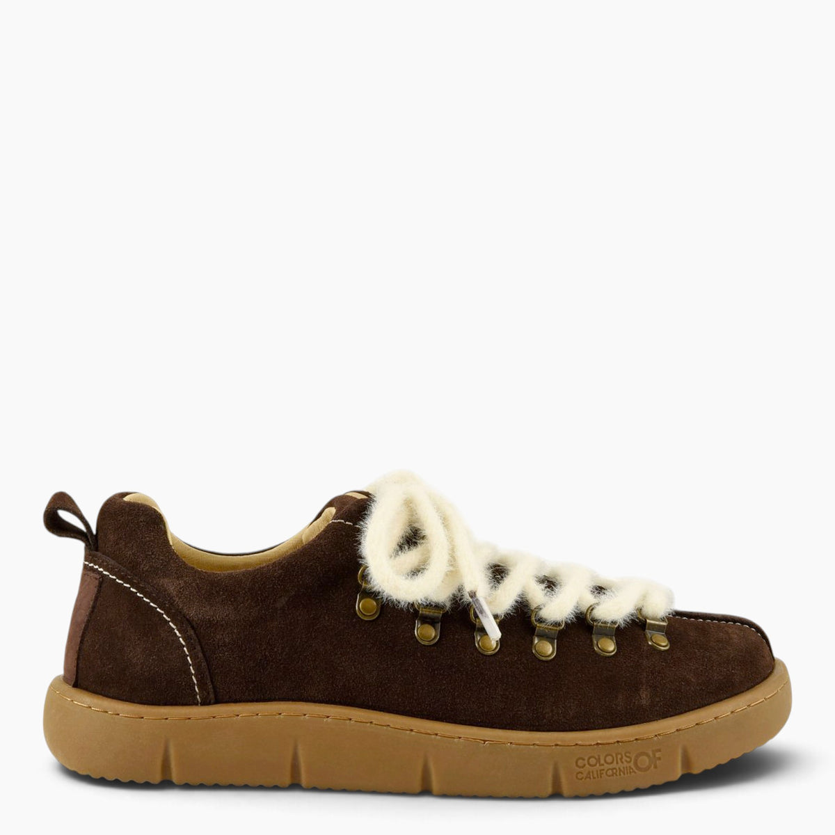 Low Leather-Up Hiking Sneakers