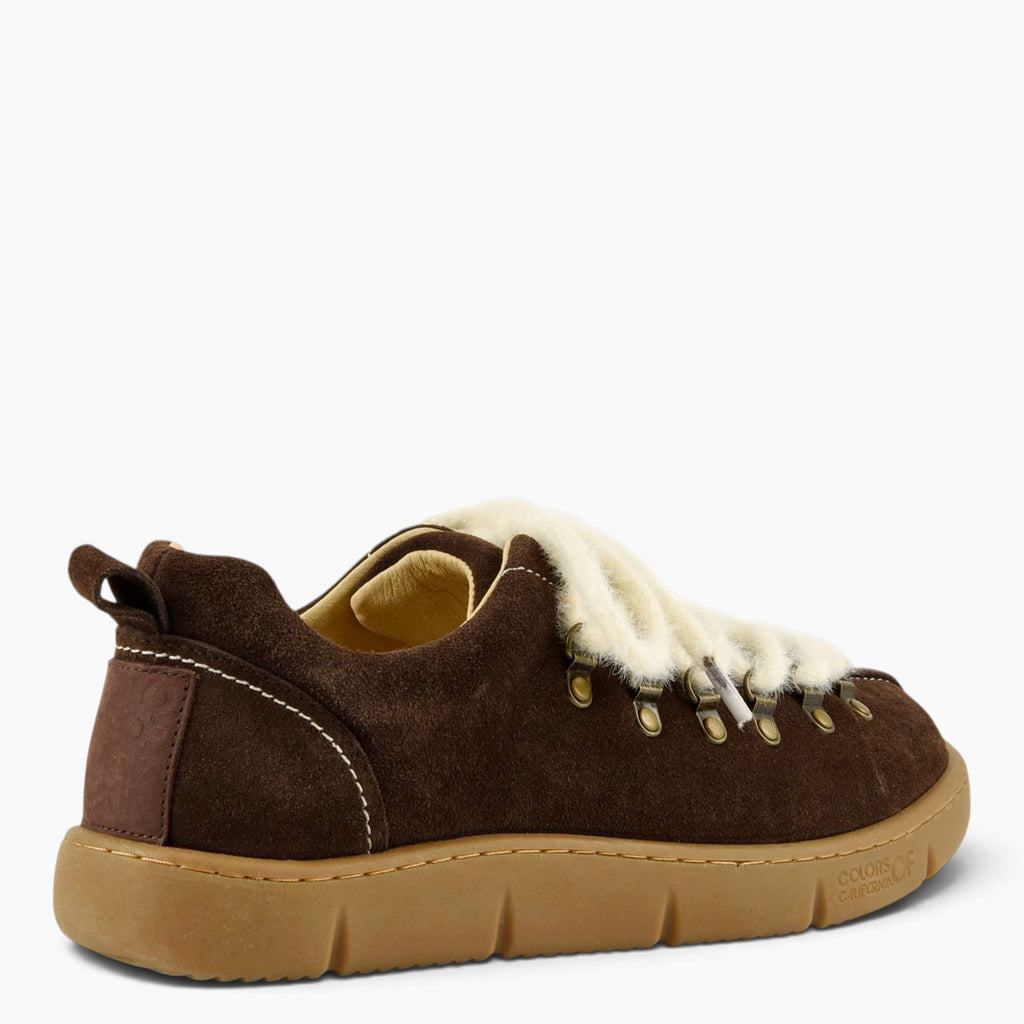 Low Leather-Up Hiking Sneakers