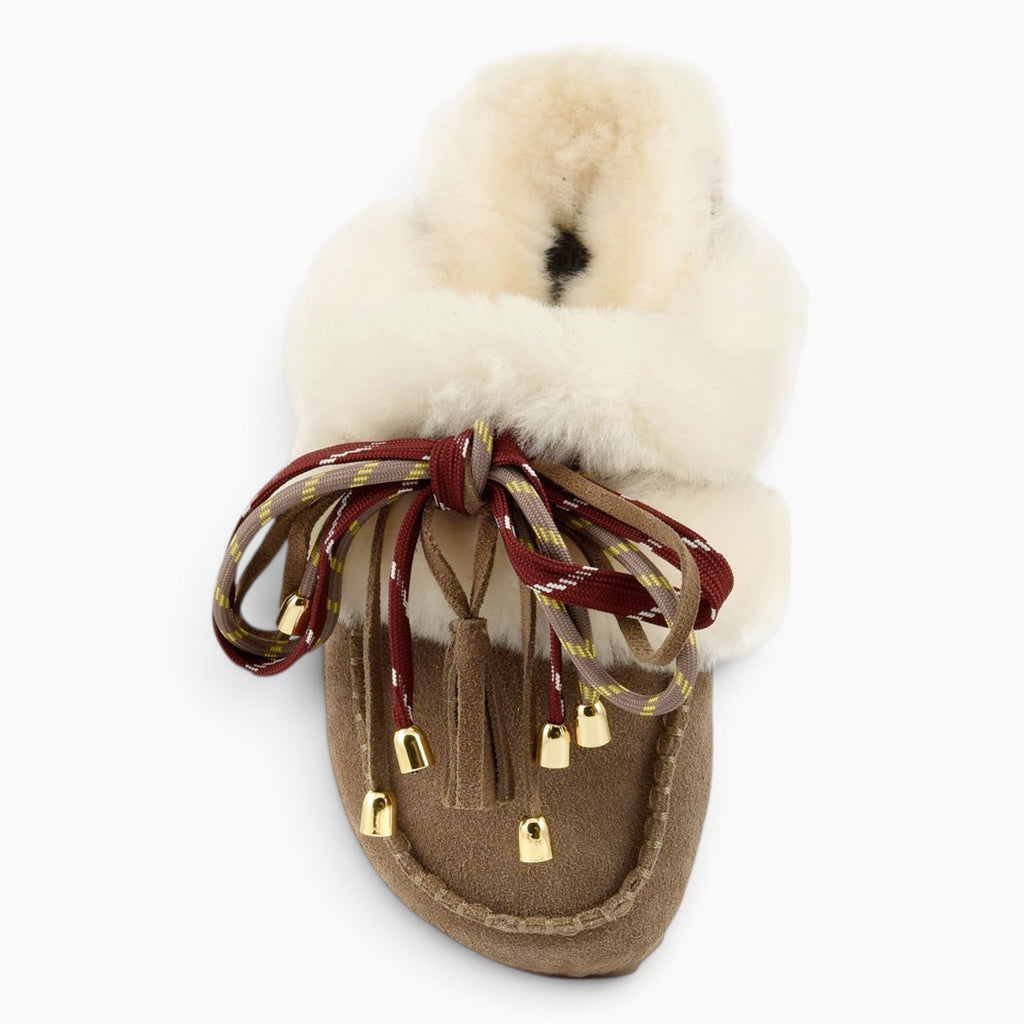 Furry Sabot Real Sheepskin