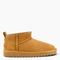 Korte winterlaars van suède