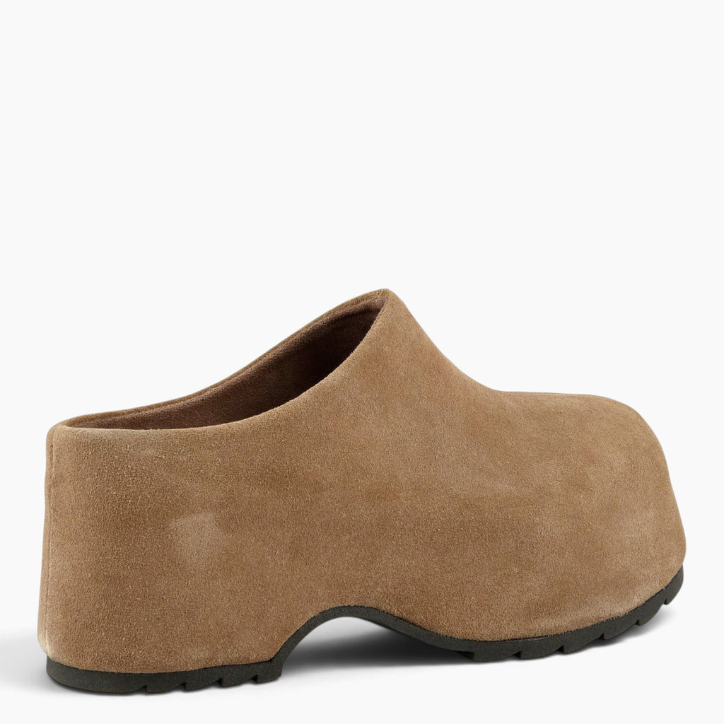 Cow Suede Clog